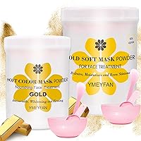 Jelly Mask for Facials Professional - Upgrade 24K Gold & Gold Peel Off Face Masks Skincare for Firming Anti-Aging, Hydrating Hydrojelly Facial Mask for Spa Day(8.8Oz Gold+17.6Oz 24K Gold)