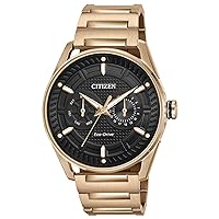 Citizen Men's Sport Casual 3-Hand Eco-Drive Watch, Day/Date, Luminous Hands and Markers, Field Watch