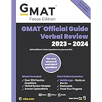 GMAT Official Guide Verbal Review 2023-2024, Focus Edition: Includes Book + Online Question Bank + Digital Flashcards + Mobile App GMAT Official Guide Verbal Review 2023-2024, Focus Edition: Includes Book + Online Question Bank + Digital Flashcards + Mobile App Paperback Spiral-bound