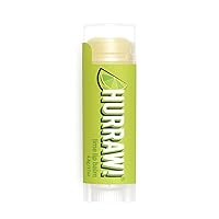 Hurraw! Lime Lip Balm: Organic, Certified Vegan, Cruelty and Gluten Free. Non-GMO, 100% Natural Ingredients. Bee, Shea, Soy and Palm Free. Made in USA