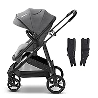 Mompush Wiz Stroller with Infant Car Seat Adapter
