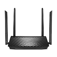 ASUS AC1200 WiFi Gaming Router (RT-ACRH12) - Dual Band Gigabit Wireless Router, 4 GB Ports, USB Port, Gaming & Streaming, Easy Setup, Parental Control, MU-MIMO
