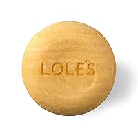 LOLE'S Shampoo Bar with Conditioner for Hair, Jojoba Oil for Itchy Scalp and Dandruff, 99% Natural Origin, 100g