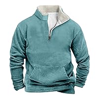 Vintage Sweatshirt Fleece Collar Long Sleeve Zip Up T Shirt Graphic Oversized Lightweight Casual Sports Pullover