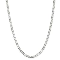Sterling Silver 4.5mm Curb Chain