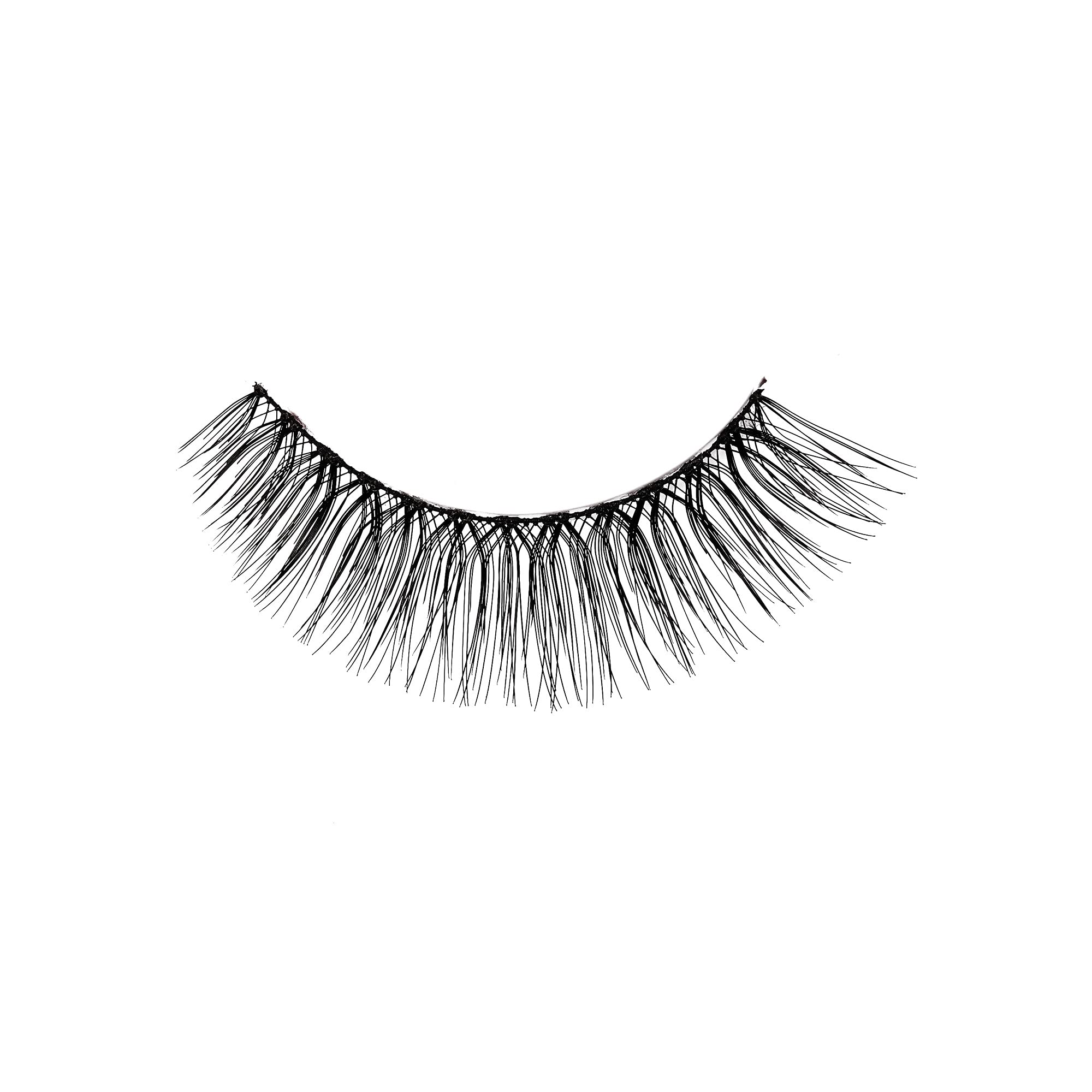 KISS Looks So Natural False Eyelashes Multipack, Lightweight & Comfortable, Tapered End Technology, Reusable, Cruelty-Free, Contact Lens Friendly, Style 'Shy', 5 Pairs Fake Eyelashes