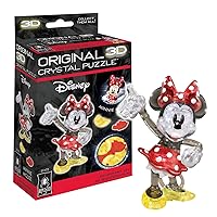 BePuzzled | Disney Minnie Original 3D Crystal Puzzle, Ages 12 and Up