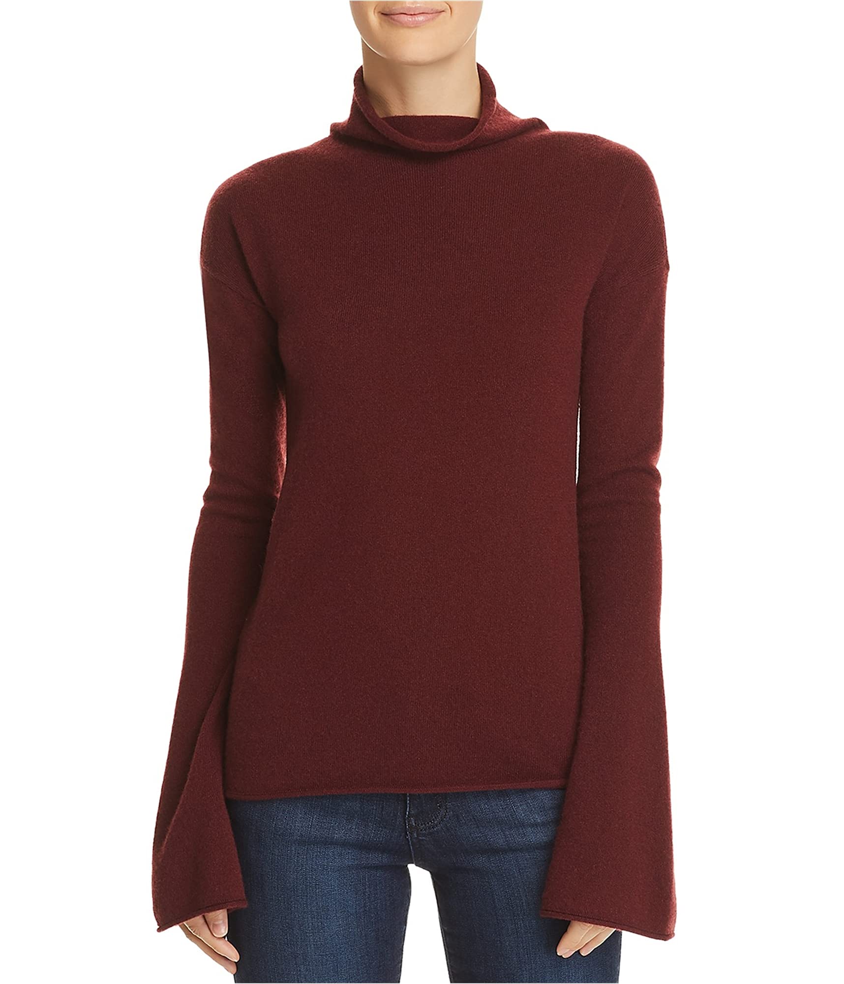 Theory Women's Bell Sleeve Mockneck Sweater