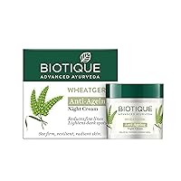 Biotique Wheat Germ Firming Face and Body Cream for Normal to Dry Skin - 50 Gm - 1 Pack