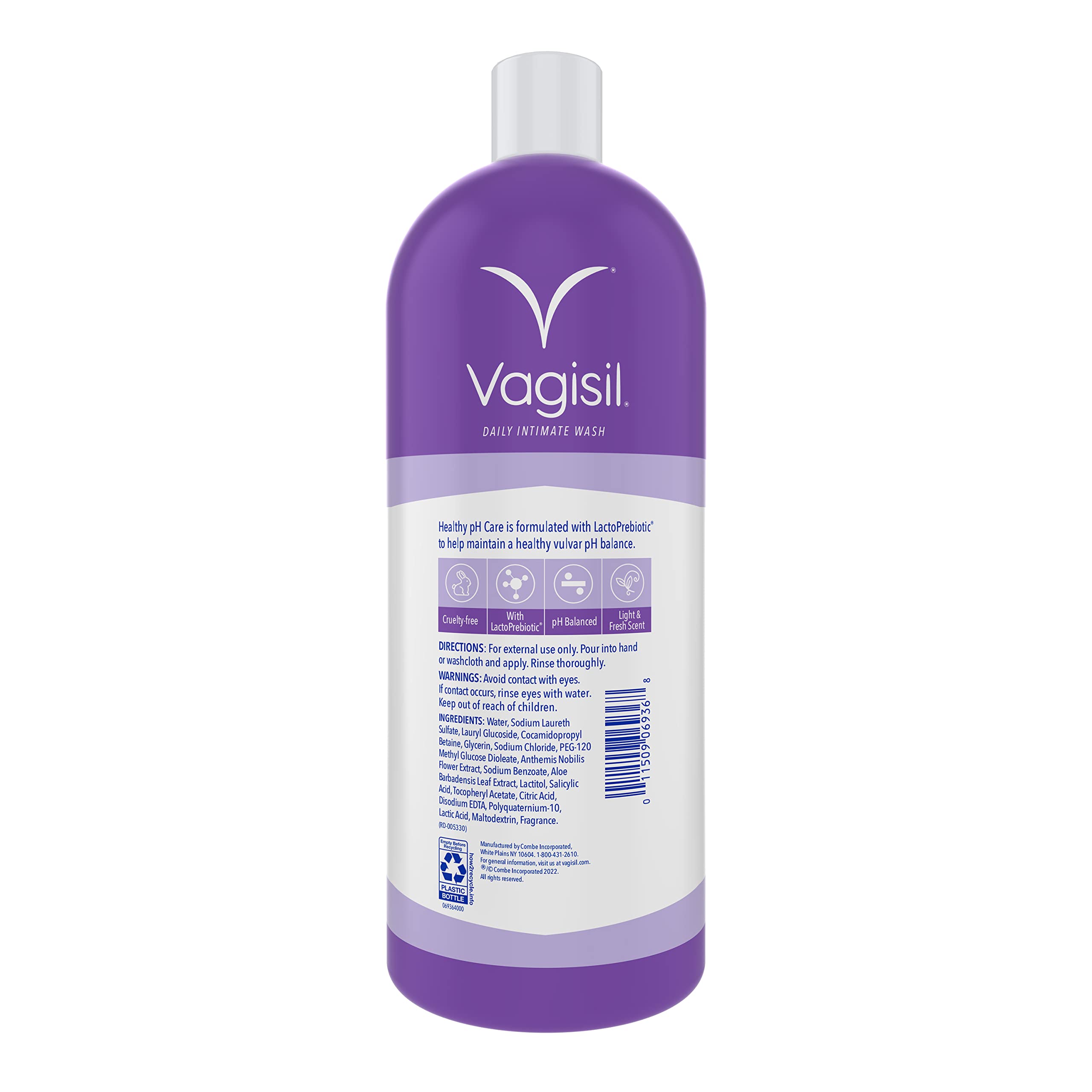 Vagisil Healthy pH Care Daily Intimate Feminine Wash for Women, Gynecologist Tested, 34 Fl Oz (1L)