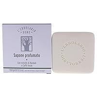 L'Erbolario Baobab And Green Coffee Bar Soap - Enriched With All Natural Ingredients And Aromatic Fragrances - Cleanses And Moisturizes Skin - Long Lasting And Creates A Rich, Creamy Lather - 3.5 Oz