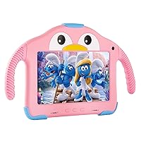 Kids Tablet 7 Inch Toddler Tablets for Kids with Case WiFi YouTube Dual Camera, Kids Android Learning Tablet Lots Free Contents Pre-Installed Children's Tablet for Boys Girls