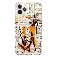 TPU Case Compatible with iPhone 15 14 13 12 11 Pro Max Plus Mini Xs Xr X 8+ 7 6 5 SE African Tribal Female Design Cute Beauty Lady Slim fit Elegant Womans Print Clear Flexible Silicone Ethnics