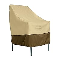Classic Accessories Veranda Water-Resistant High Back Patio Chair Cover, 25.5 x 32.5 x 34 Inch