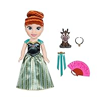 Disney Frozen Anna Doll My Singing Friend Anna & Sven Figure Set, Sings for The First Time in Forever