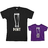 Threadrock Pint & Half Pint Toddler & Men's T-Shirt Matching Set