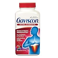 Gaviscon Extra Strength Fruit Antacid 60 Tablets