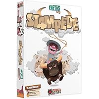 Cactus Town: Stampede Expansion - Wild West Family Board Game, Ages 7+, 2-5 Players, 20-60 Min