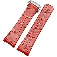 Genuine Leather Watch Strap For Omega Constellation Double Eagle Series Men Women 17mm 23mm Watchband