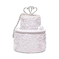 Betsey Johnson Frost Yourself Crossbody, Ivory