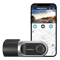 COOAU 1080P FHD Dash Cam, Smart Dash Camera for Cars, 360 Degree Rotation, Mini Car Camera Recorder wif Infrared Night Vision, Supercapacitor, G-Sensor, WDR, Loop-Recording, Parking Mode