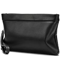 Men's genuine leather clutch bag business simplicity clutch Business Men's handbag clutch black genuine leather bag