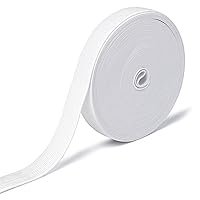 Elastic Band for Sewing, 3/4 Inch x 12 Yard High Elasticity Sewing Elastic Bands for Waistbands Pants Clothes and Crafts DIY, White