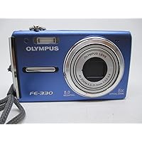 Olympus FE-330 Blue 8.0 MP Digital Camera w/ 5x Optical Zoom, Image Stabilization - Blue