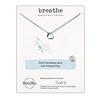 SoulKu Soul Shine Handmade Necklace, Empowering Jewelry With Healing Crystal, Inspirational Jewelry For Women, Mom & Sister, 2