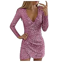 Women's Classy Outfits Fashion Sexy Solid Color Leeveless Short Mini Dress Cocktail, S-3XL