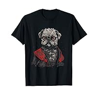 Vintage Japanese Samurai Brussels Griffon dog T-Shirt
