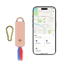 6-In-1 Personal Safety Alarm for Women, (Work with Apple Find My, Android Not Support) Item Location & Bluetooth Key Finder & Item Anti Lost Reminder, 130dB Sound, Strobe Lights, Position Kids Elderly