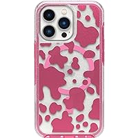 OtterBox iPhone 13 Pro Symmetry Series+ Case - DISCO COWGIRL (Pink), ultra-sleek, snaps to MagSafe, raised edges protect camera & screen