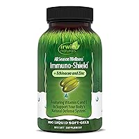 Irwin Naturals Immuno-Shield All Season Wellness - 100 Soft-Gels - Support Your Body’s Natural Defense System - 16 Servings