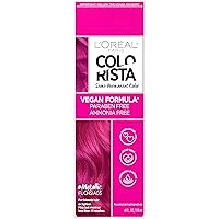 L'Oreal Paris Colorista Metallic Semi Permanent Hair Color for Bleached or Blonde Hair, Color Depositing Hair Mask Formula, Purple