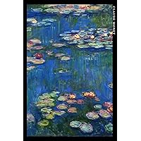 Claude Monet: Water lilies (Nymphéas). Elegant notebook for art lovers