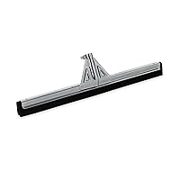 Rubbermaid Commercial Products Heavy-Duty Floor Squeegee, 22-inch Dual Moss, Silver/Metal, Heavy Duty Rubber Floor Scrubber for Bathroom/Garage/Tile in Office Environment