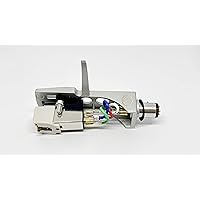 Silver Headshell , mount, AT3600 cartridge and Conical stylus, needle for Technics SL D1, SL D1K, SL D2, SL D202, SL D205, SL D2K, SL D3, SL D303, SL D33, SL D3K, SL D5