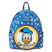Loungefly Disney Donald Duck 90th Anniversary Mini-Backpack, Amazon Exclusive