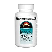 Source Naturals Broccoli Sprout Extract 250mg Powerful Superfood Supplement, Source Of Sulforaphane, Fiber & Calcium - 60 Tablets