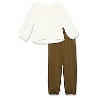 PIPPA & JULIE girls Shirt & Legging Set, 2-piece Outfit, Includes Pair of Leggings & Top