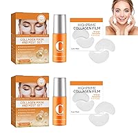 Yidkx Korean Technology Soluble Collagen Film, Highprime Collagen Film & Mist Kit,Korean Soluble Collagen Film, Anti-Aging Smooths Out Fine Lines (2set)