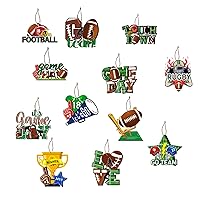 12PCS Super Football Theme Party Pendants Decor Perfect For Sports Enthusiasts And Party Organizers Party Supplies Football Party Decorations