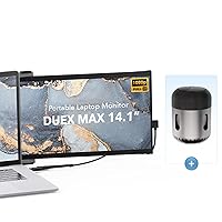 Duex Max Portable Monitor with Kapsule Bluetooth Speaker, Mobile Pixels 14.1