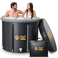 Ice Bath Tub for Athletes,Multiple Layered Portable Ice Bath Tub for Recovery and Cold Water Therapy, Cold Plunge Tub for Outdoor-116 Gal Capacity