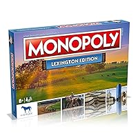 MONOPOLY Board Game - Lexington Edition: 2-6 Players Family Board Games for Kids and Adults, Board Games for Kids 8 and up, for Kids and Adults, Ideal for Game Night