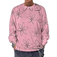 Physics Of Quantum Men's Crewneck Pullover Casual Sweatshirt for Men Long Sleeve Sweater T-shirt