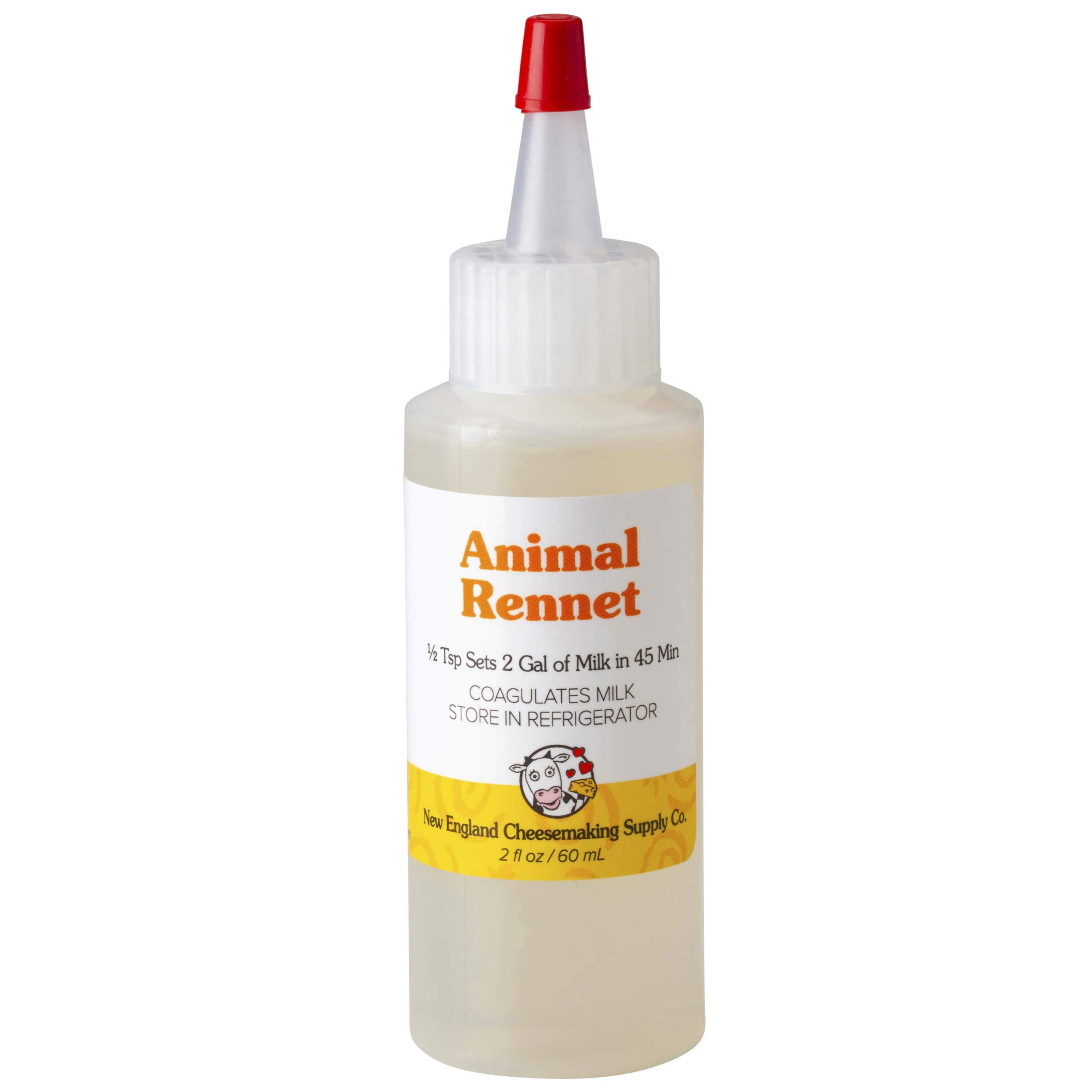 Liquid Rennet - Animal Rennet for Cheese Making (2 oz.)