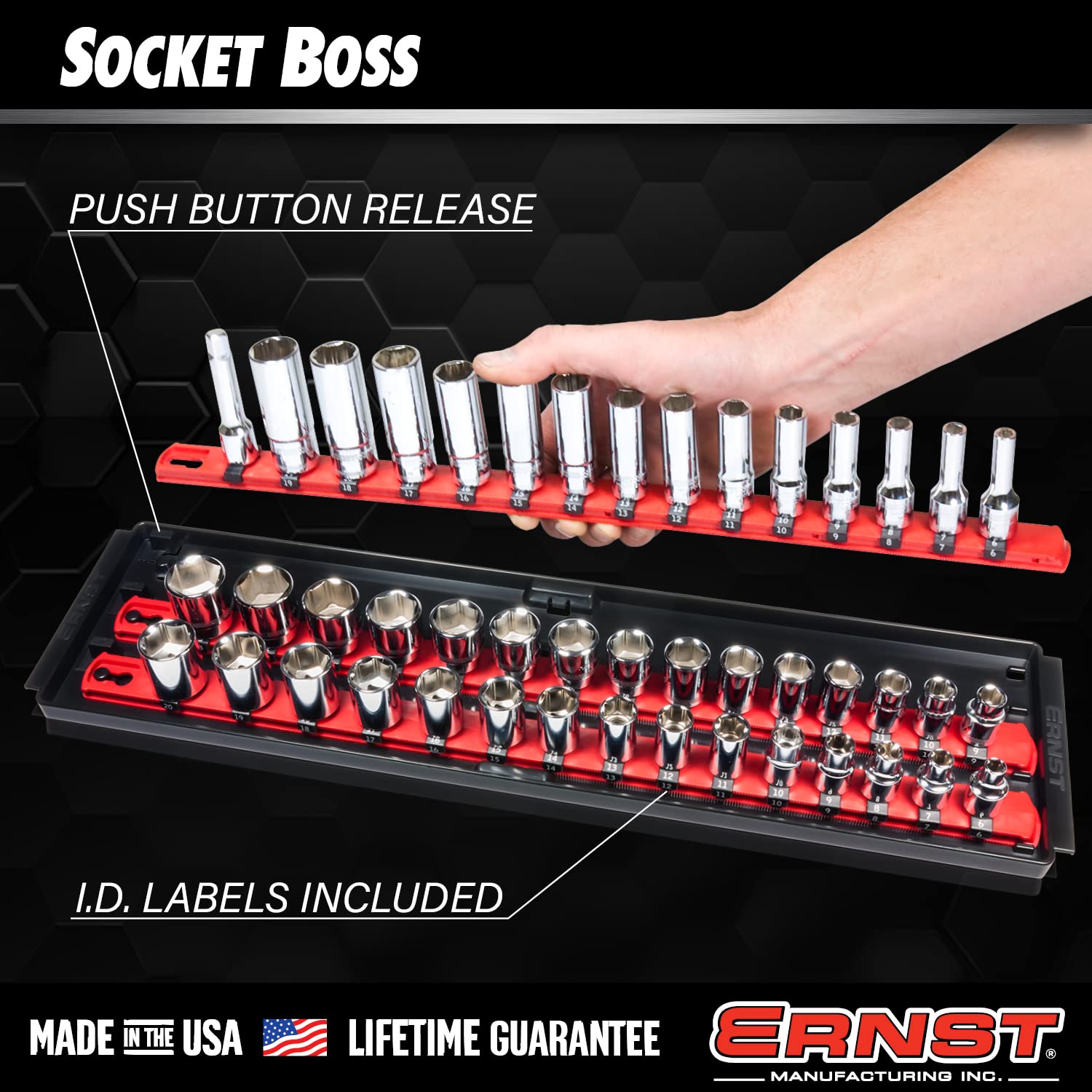 Mua Ernst Twist Lock Socket Boss Premium 2 Rail 14 Inch Drive Socket Organizer 13 Inch High 2154