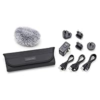 Tascam AK-DR11GMKIII Field Accessory Kit for DR-Series Handheld Recorders with Soft case and a Multi-Country Certified Power Supply Adapter
